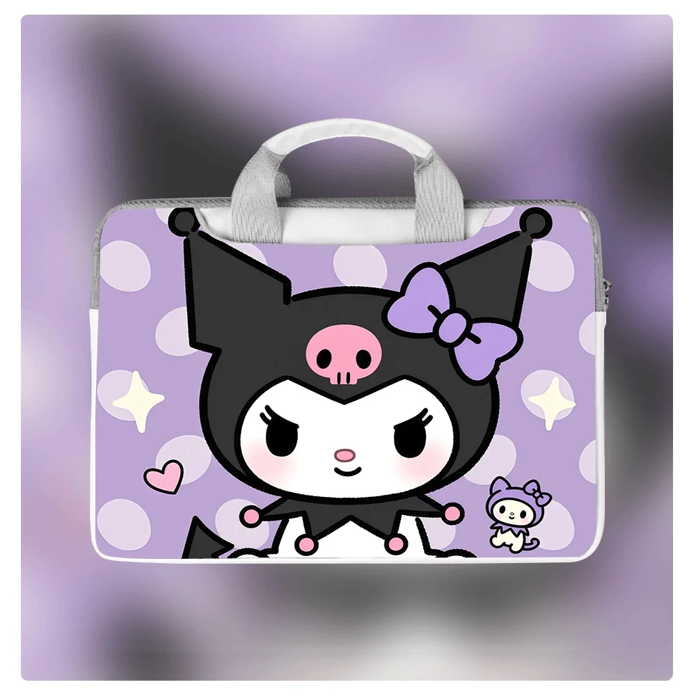 

Hello Kitty Kuromi Portable Laptop Bag Protective Cover for Macbook 12 13 14 15.6 16 Inch Macbook Air Asus Huawei Briefcase Gift