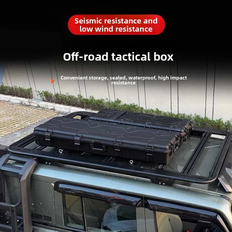 Off road roof equipment box three proof any hard off-road can be used outdoor multi functional suitcase