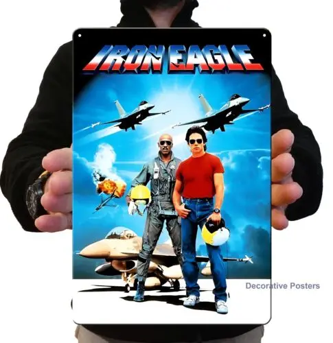 Iron Eagle Movie Metal Poster Collectable - Tin Sign - Size:20x30cm good