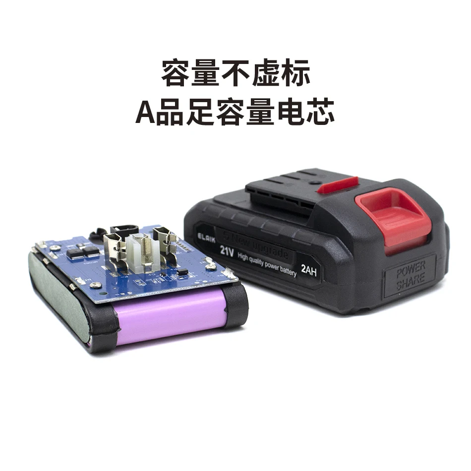 Li-Ion battery 21V 2.0Ah cordless electric screwdriver special rechargeable large capacity Li-Ion battery hand drill accessories