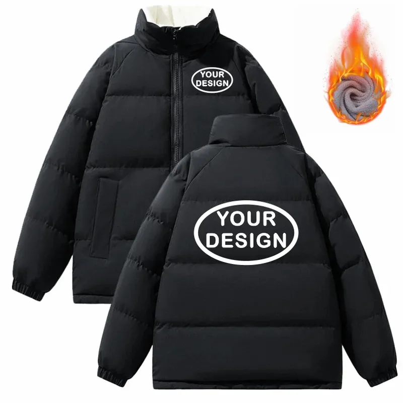 

Мужское утолщенное зимнее пальто, теплая повседневная куртка, новый пуховик с логотипом Parker, однотонный модный однотонный пуховик