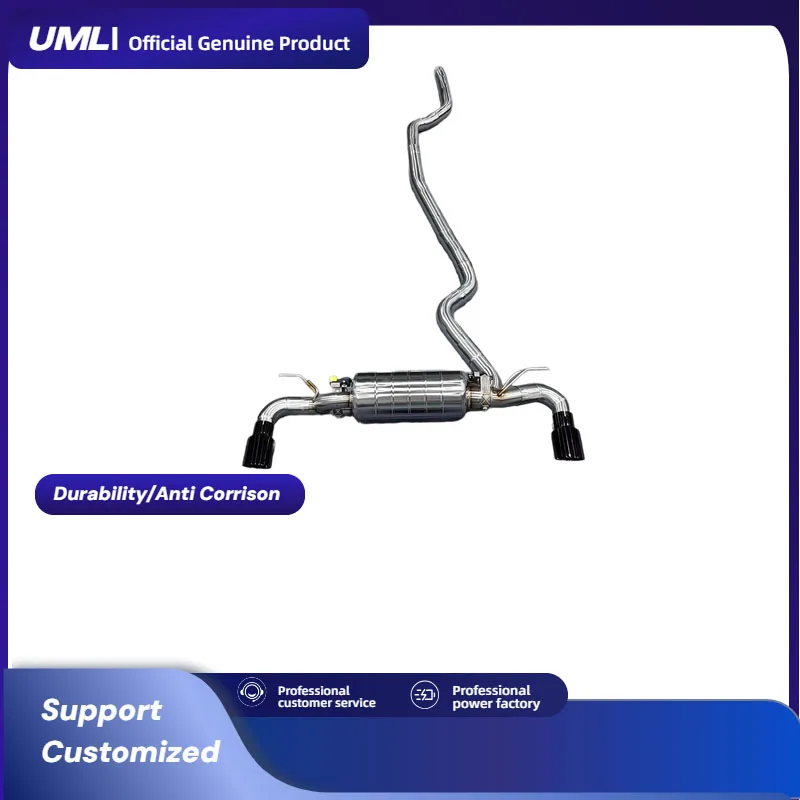 

High Performance Stainless Steel Exhaust Pipe for BMW 125i Customized OE No. Catback Catback Exhaust Box Packed