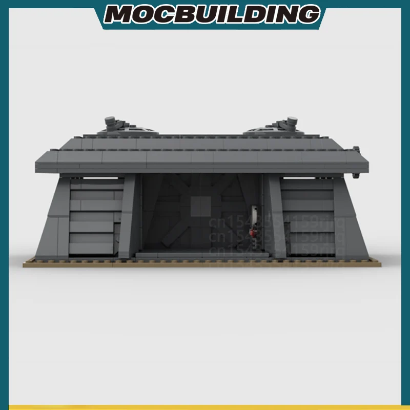 MOC Building Block Star Movie Endor Bunker Film And Television Scenes Technology Bricks DIY Assembly Model Toy Holiday Gift