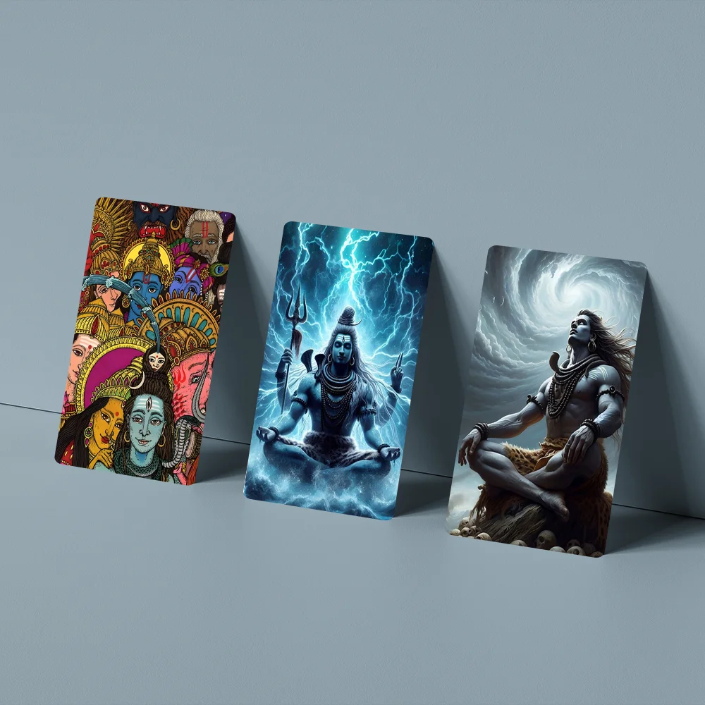 

Lord Shiva M-Mahadev Of India Stickers Cartoon Credit Card Visa Debit Bank Charge Bus Metro Waterproof Sticker Decal Decoration