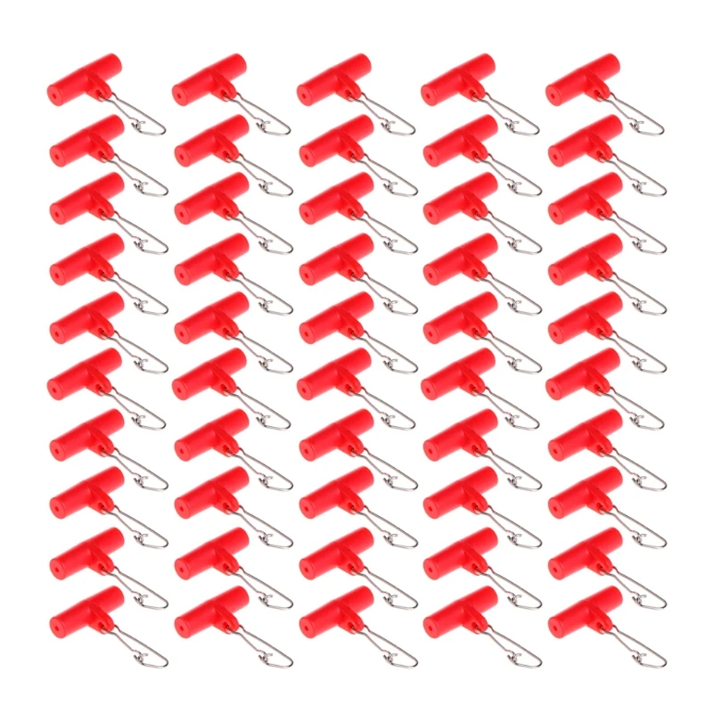 50pcs Fishing Sinker Slide with for Duo Lock for Braided Line, Heavy Duty Saltwater Sinker Sliders