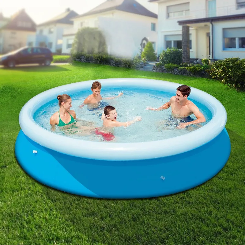Large Family Pool Thickened Top Ring Inflatable Outdoor Water Play Inflatable Pool Swimming Pool Swimming Pools for Family