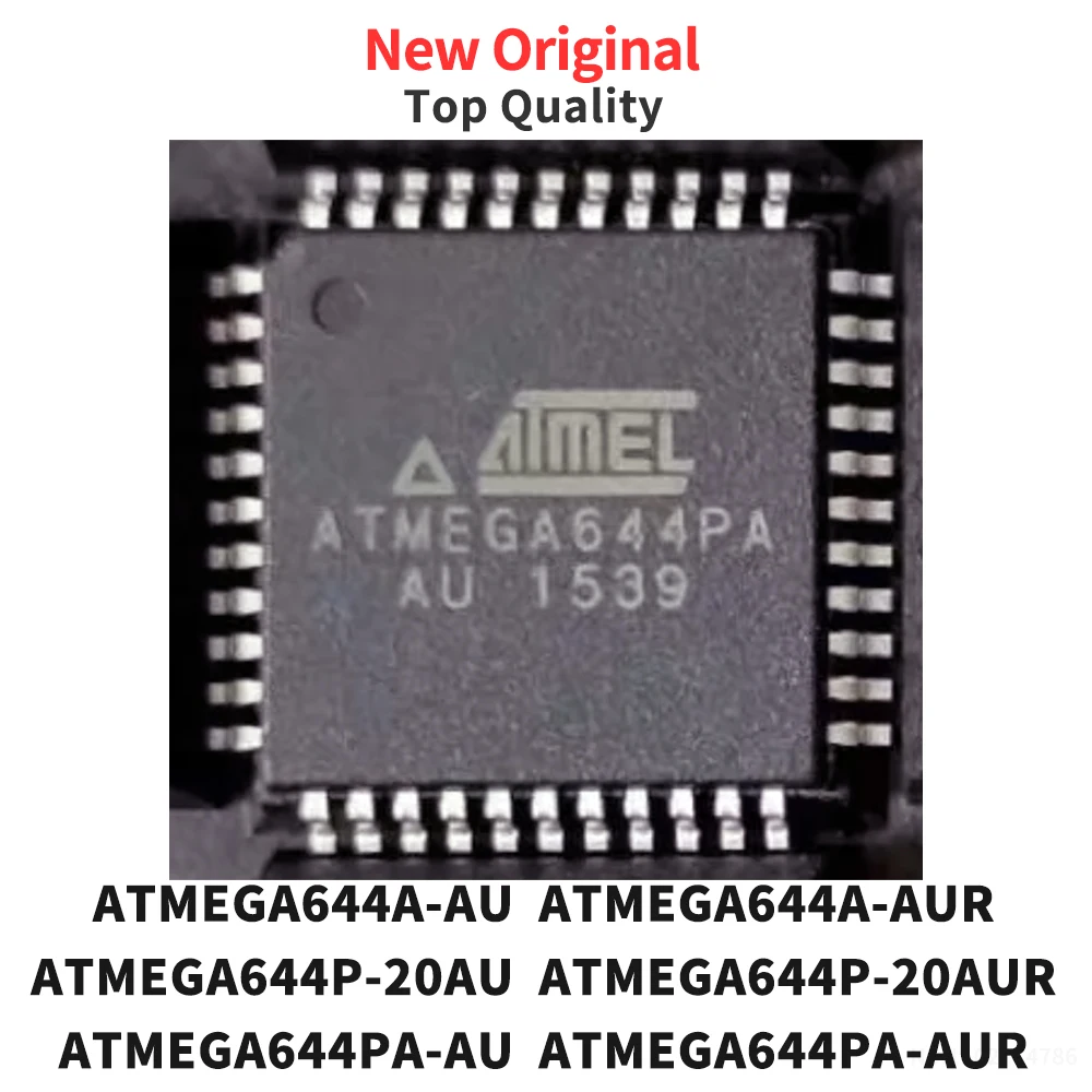 (1 Piece) ATMEGA644A-AU ATMEGA644A-AUR ATMEGA644P-20AU ATMEGA644P-20AUR ATMEGA644PA-AU ATMEGA644PA-AUR QFP-44 New Original