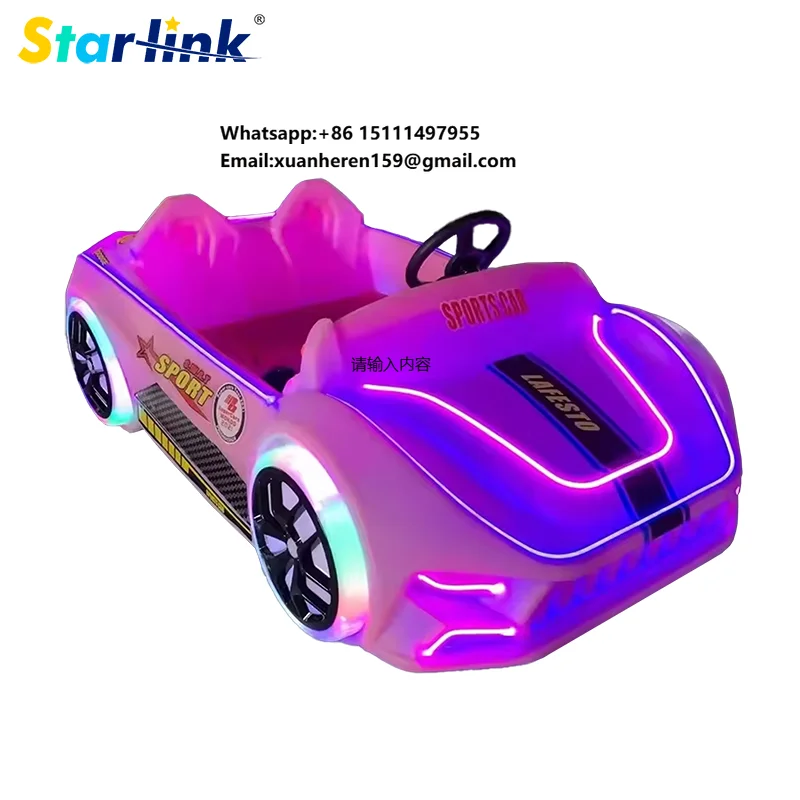 

Factory Electric Bumper Cars with Fiberglass Battery-Powered Amusement Facilities for Indoor Adventure Parks and Playgrounds
