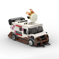 Moc Building Bricks Car Model Sweet Tooth Ice Cream Truck Technology Modular Blocks Gifts Toys For Children DIY Sets Assembly