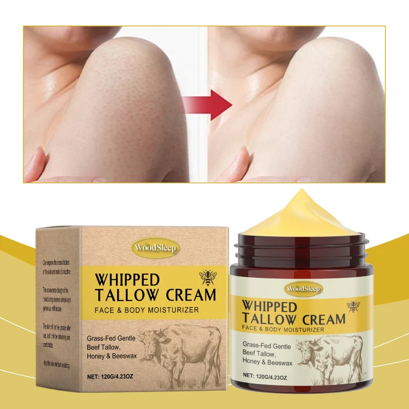 

Whipped Tallow Cream - Deep Hydration, Soothe Dry Skin, Lock In Moisture & Enhance Elasticity, Lightweight Formula