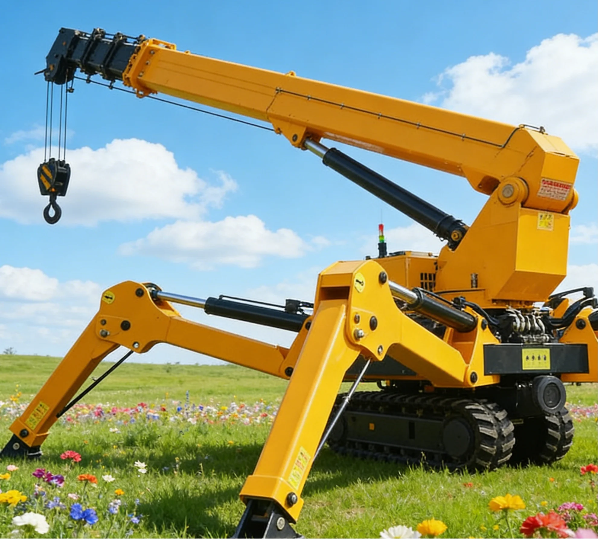 Customized Small Lifting Equipment 8 Ton with Dual Power System for High Altitude Projects