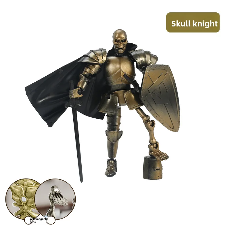 Mittelalter Skelett Ritter Multi Jointed Bewegliches Spielzeug Multi Form Action Figure DIY Mannequin Mecha Montieren Kinder Spielzeug Geschenke
