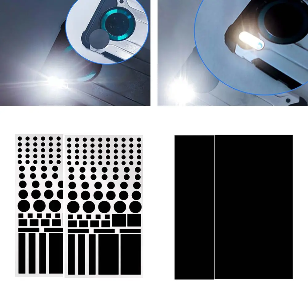 Decals Stickers Light Dimming Stickers Light Dimming Stickers PVC Black Light Blocking Stickers Car Accessories