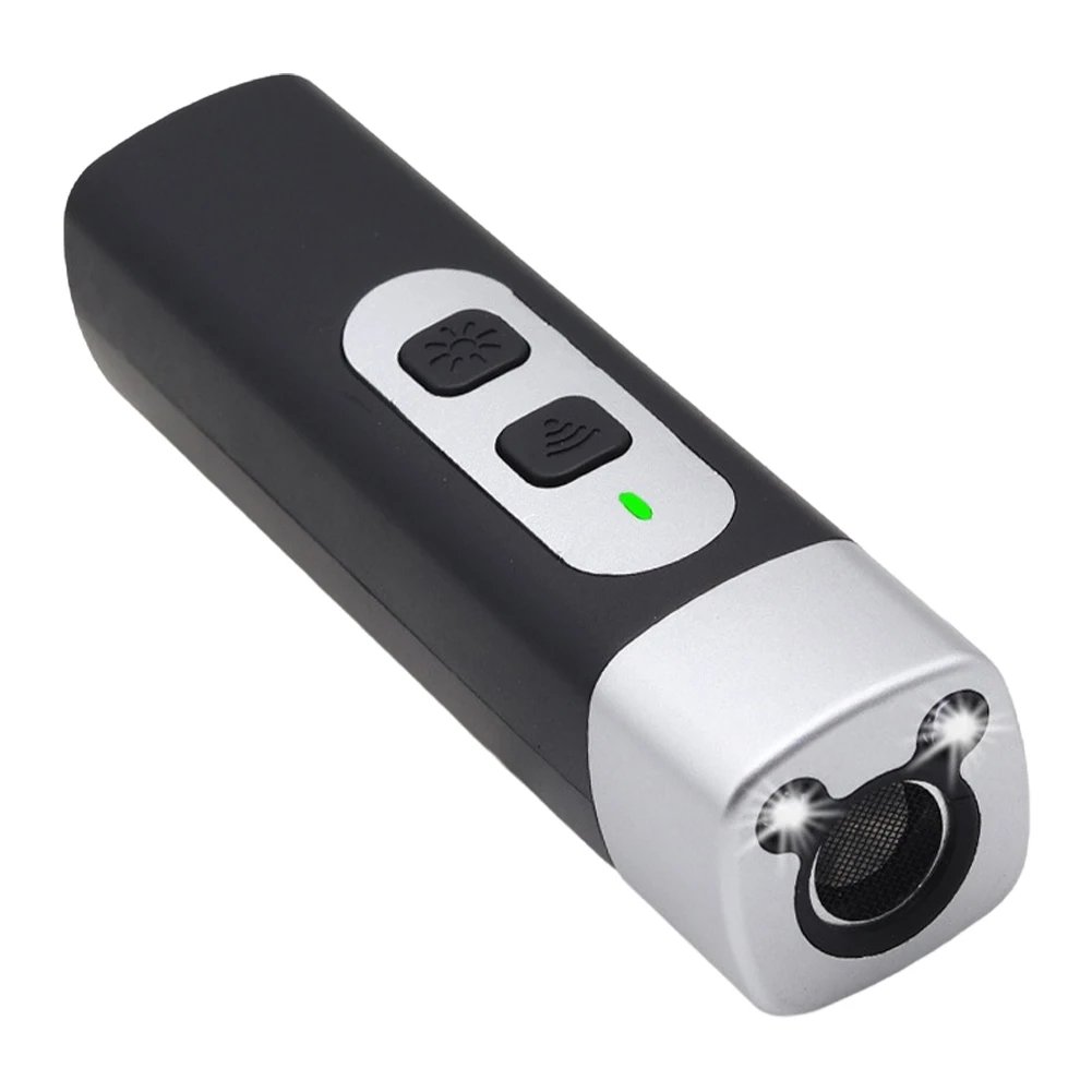 800mAh Anti Barking Device Single Press Ultrasound Flashlight Portable Dog Bark Deterrent Device for Dog Training Tool
