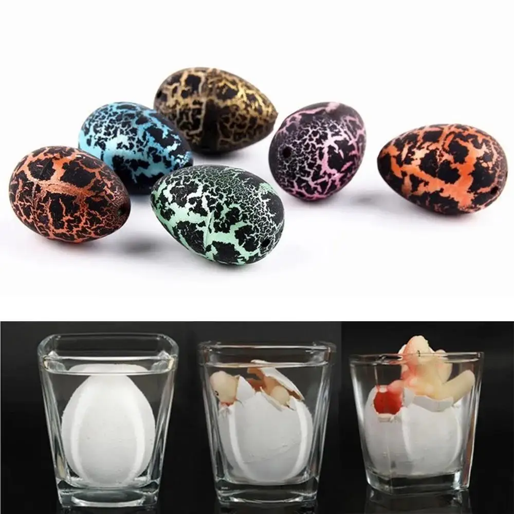 10pcs/bag Magic Dinosaur Eggs Hatching In Water Growing Dinosaur Egg Animal Breeding Educational Toys Simulation Kids Toys