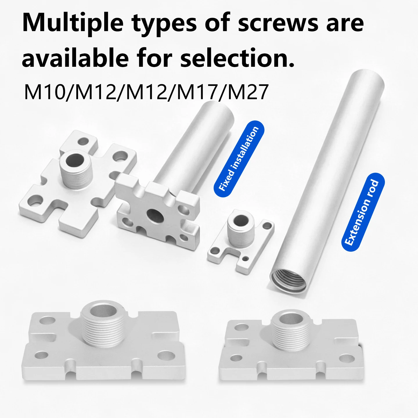 LADUNG Mechanical Arm Pneumatic Claw Installation Bracket Parallel Fixture LGIB Finger Cylinder Fixing Bracket Connection Piece
