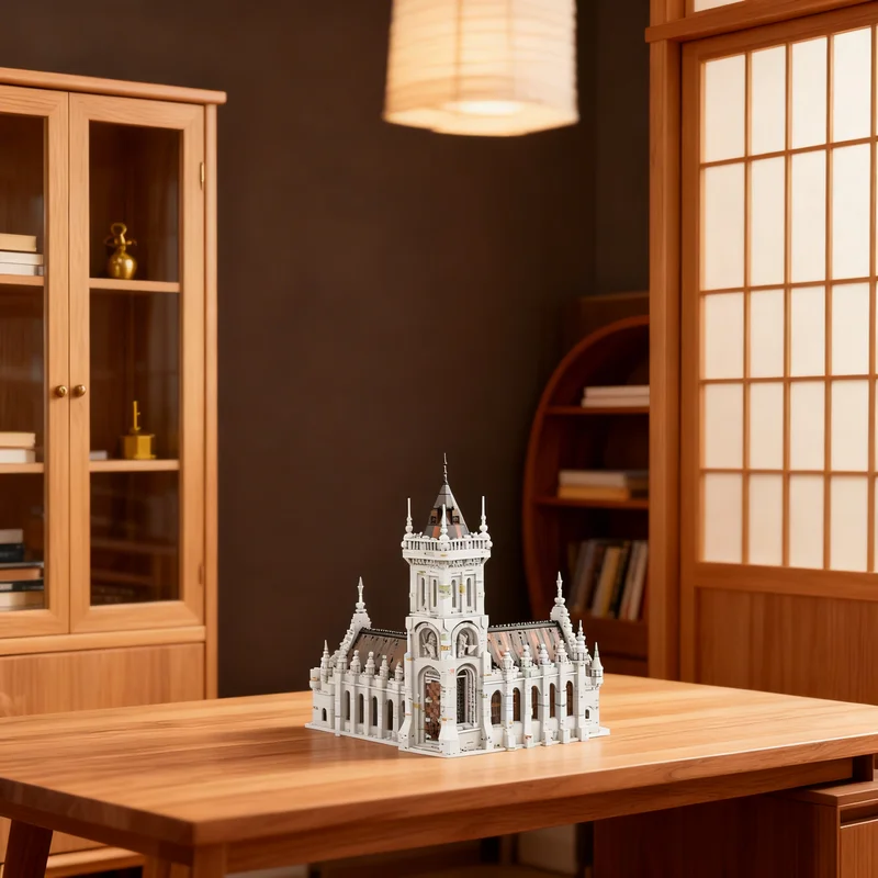 

3825pcs MOC Gothic Church Modular Streetscape Model Building Blocks Creative Display Gift Collectible Decor Kids Premium Adult