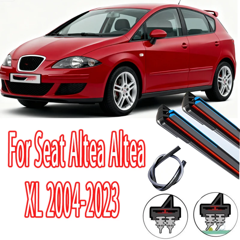 

For Seat Altea Altea XL 2004-2023 Front Windshield Wiper Blades 2pcs Windscreen Window Accessories 2005 2006 2008 2009 2015 2016