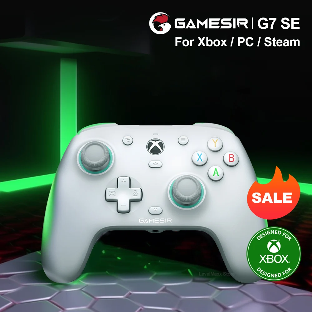 وحدة تحكم سلكية من Gamesir G7 SE Gamepad XBOX لأجهزة الكمبيوتر XSX وXSS وXbox One Hall Effect Joystick G7se #1