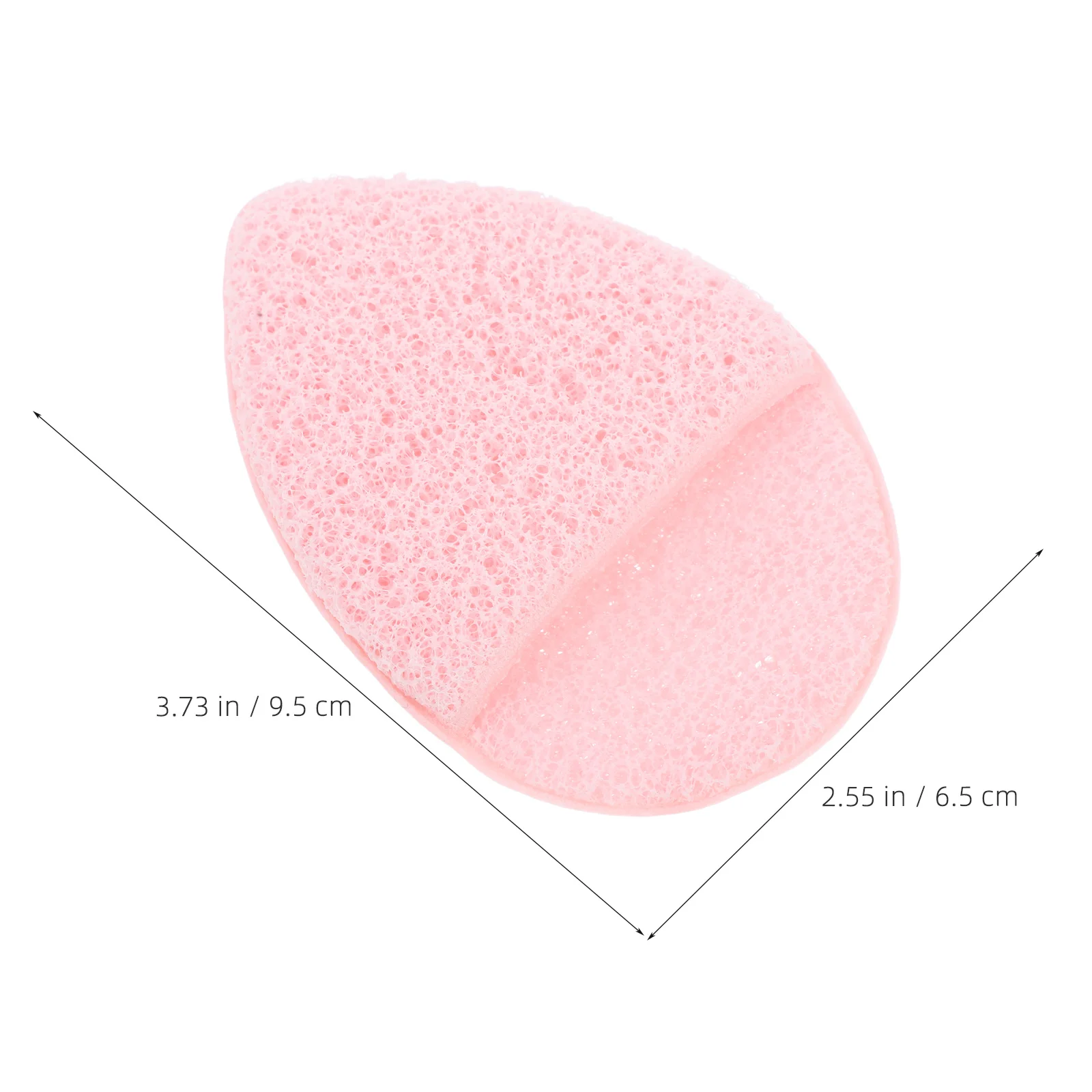 4 Stuks Zachte Gezichtsreiniging Sponzen Draagbare Herbruikbare Scrubber Handschoenen Hoge Absorptievermogen Zacht op Huid Spons voor Gezicht Reiniging