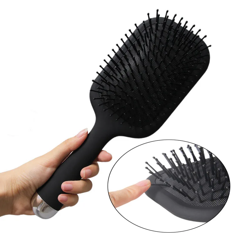 

Профессиональная салонная расческа на воздушной подушке, парикмахерская расческа для массажа кожи головы, антистатическая щетка для волос в форме весла, инструмент для вьющейся укладки своими руками