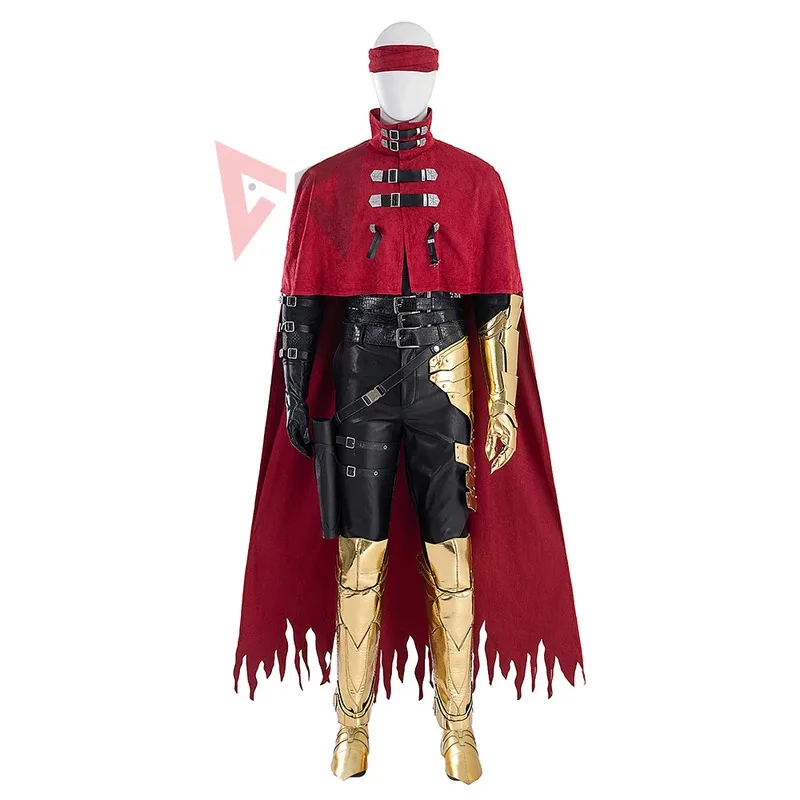

Final Fantasy 7 Vincent Valentine Cosplay Costume Shirt Pants Cloak Gloves Belt Boots To Choose For Party Game Custom Made