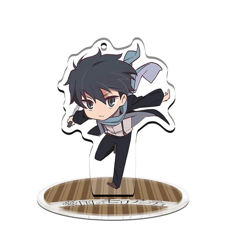 10cm Cartoon Anime MORIARTY THE PATRIOT Stand Acrylic Figure Standing Cosplay Desktop Display Model Plate Home Decoration