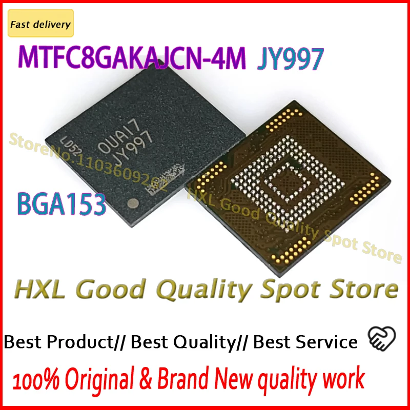

5~10PCS/LOT MTFC8GAKAJCN-4M IT VFBGA JY997