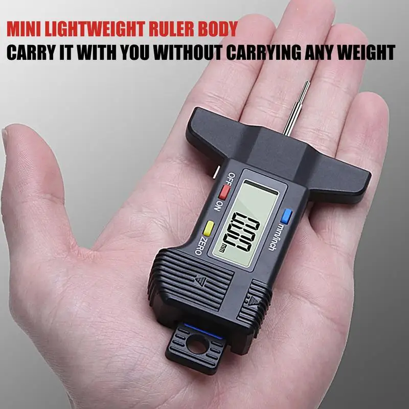 Digitale Auto Reifen Reifen Profiltiefenmesser Meter Auto Reifen Verschleiß Erkennung Messwerkzeug Messschieber Dicke Messgeräte Überwachungssystem