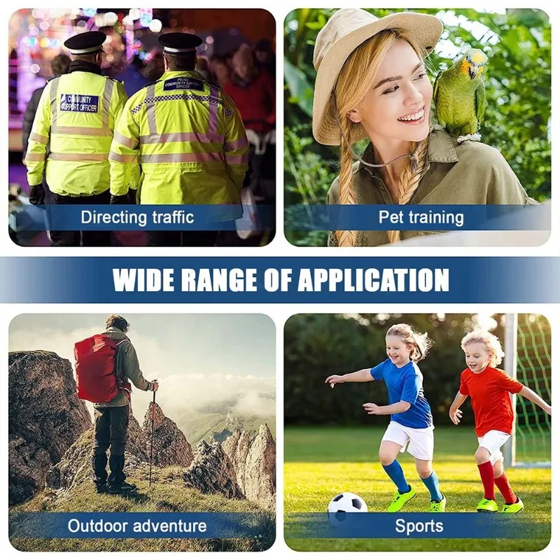 صافرة من الفولاذ المقاوم للصدأ بصوت عالٍ، صافرة رياضية احترافية، مدرب الحكم، كرة القدم، كرة السلة مع معدات النجاة في حالات الطوارئ