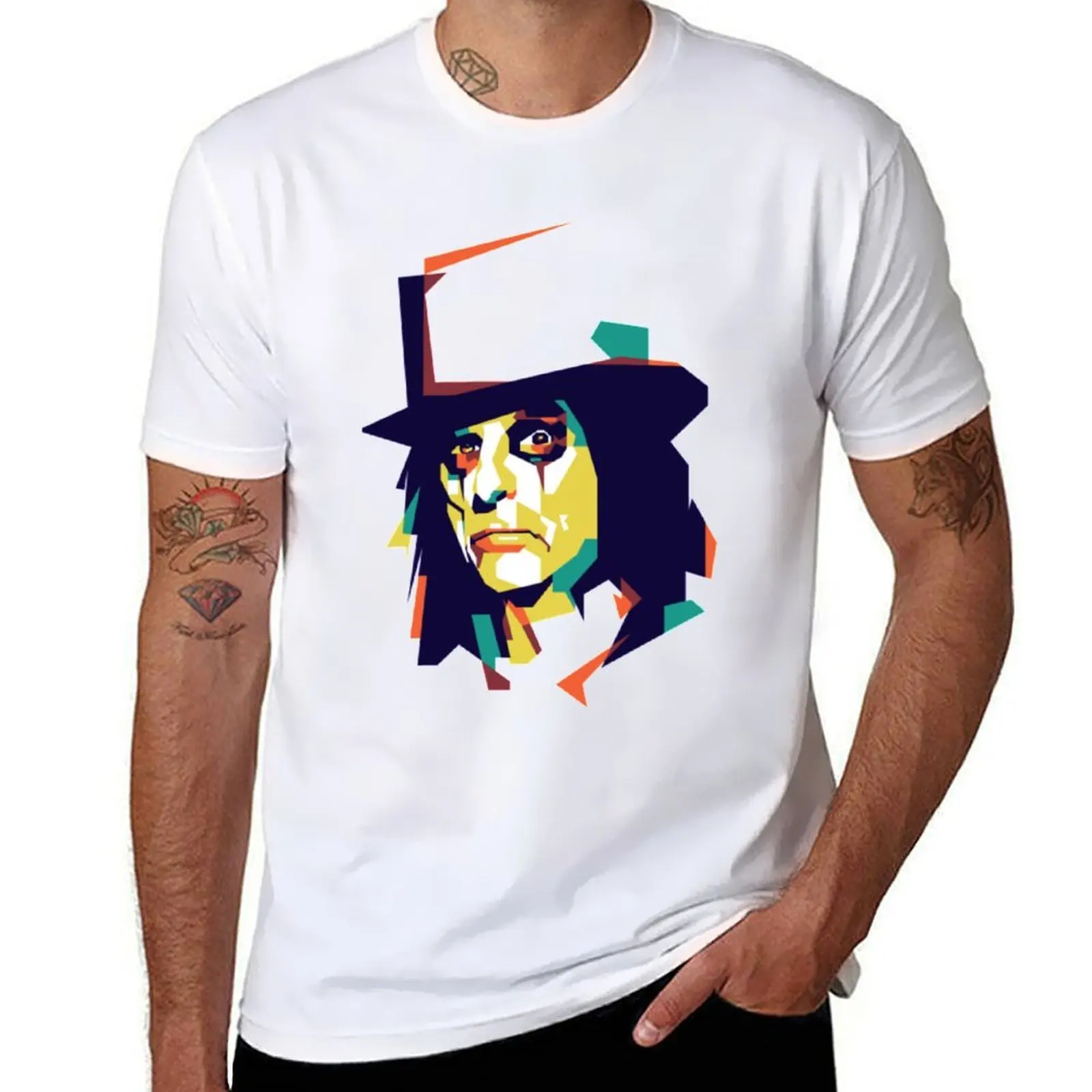 

The Godfather of Shock Rock T-Shirt anime t shirts for man t shirts with prints T-Shirt