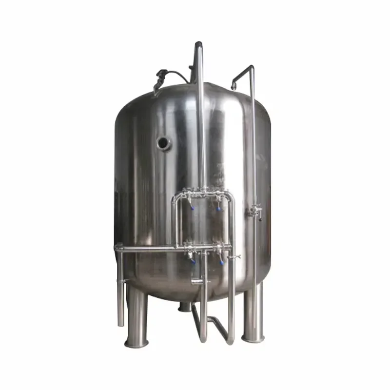Recycling Machine 2026 Ss304 / Ss316 Stainless Steel Industrial Activated Carbon Water Filter Pressure Vessel