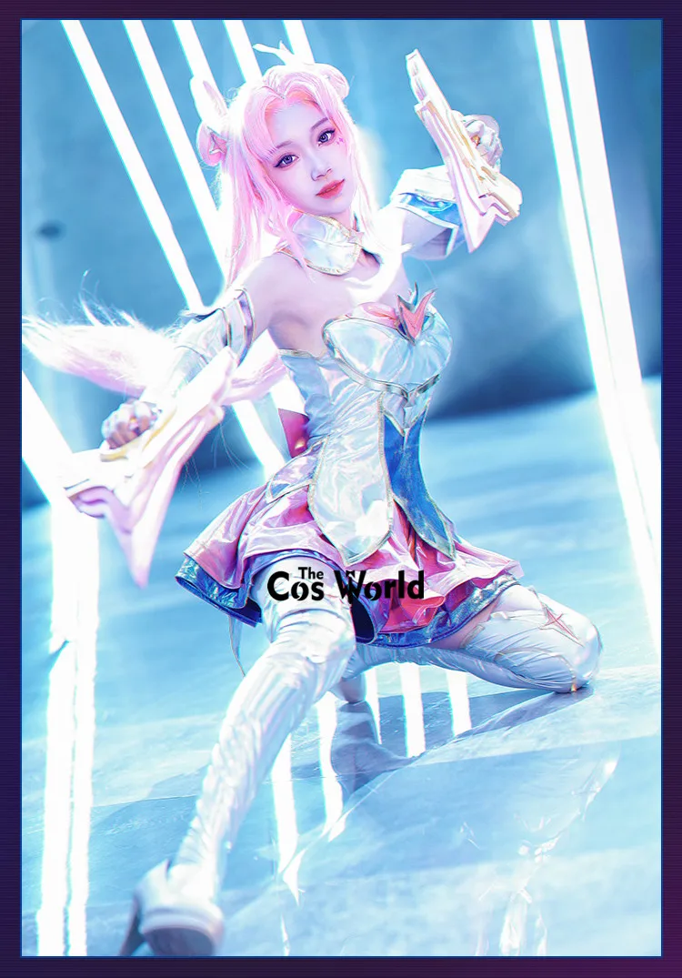 LOL Star Guardian Kaisa Dress Uniform Outfits Games Cosplay Costumes