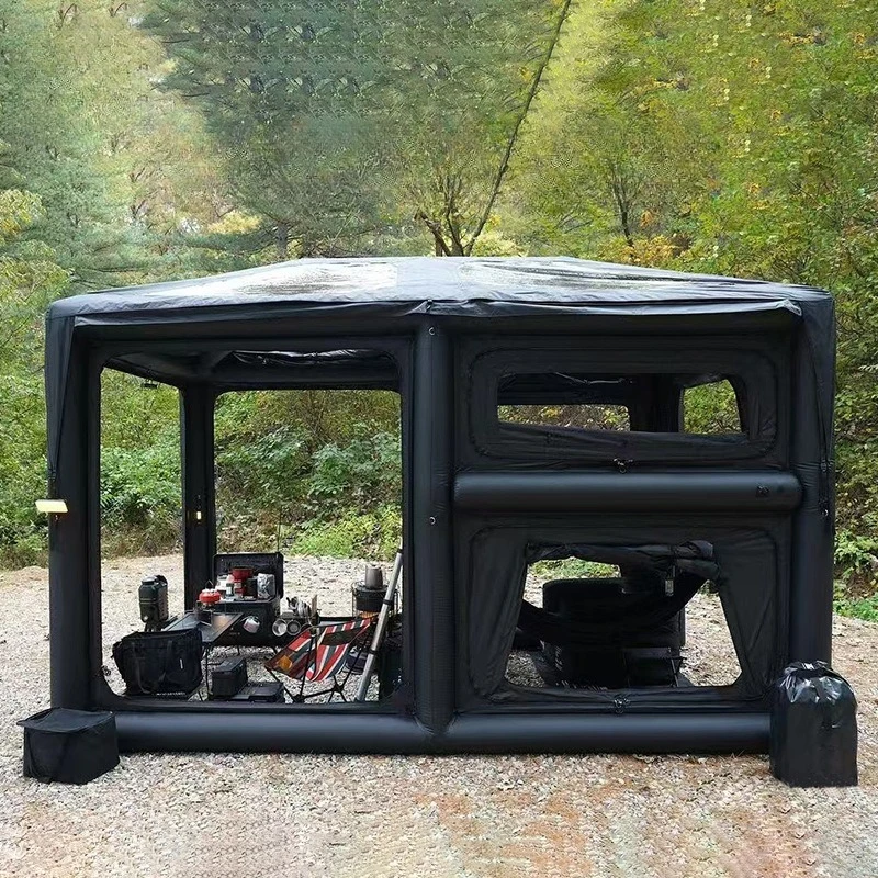 Outdoor Portable Foldable Multifunctional Tent Two-story Sky Camping Tent