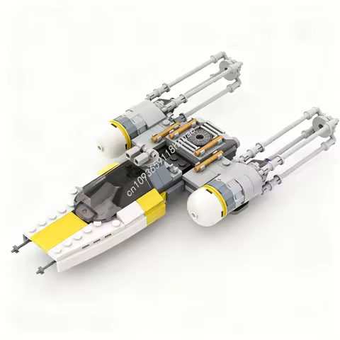 176pcs MOC Star Battle MOD Midi Scale Y Shaped Starfighter Model Building Toys Blocks Christmas Gift Architecture Idea Education