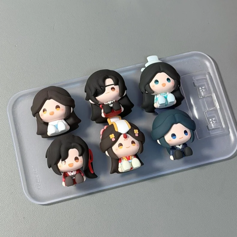 Echte Heaven Official's Blessing TGCF One Thought Blooms Blind Box Mini-Sitzfigur, Schreibtischdekoration, Sammlerstück, Geschenk – Detail 3