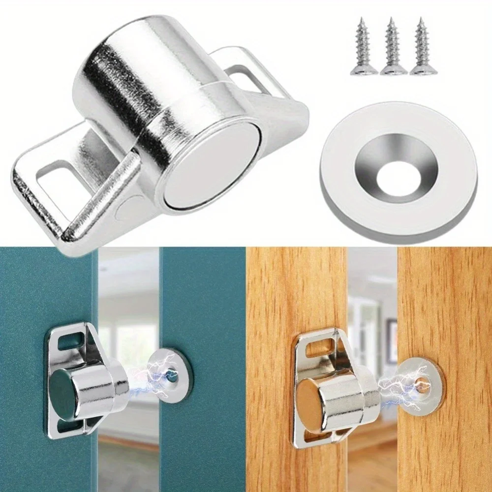 1Pc Magnet Cabinet Door Catch Cupboard Closer Door Stopper Cabinet Catches Home Furniture Hardware Accessories