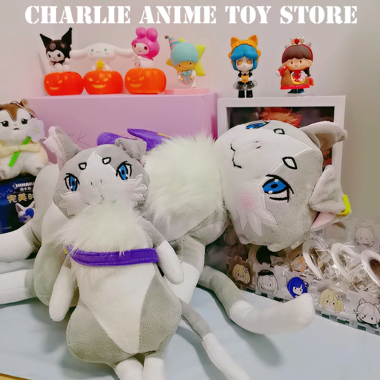 25/52CM Anime Re:Life In A Different World From Zero Figure Puck Kawali Plush Toy Cute Collection Plush Doll Toy Children Gift