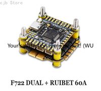 F7 Stack F722 Dual Flight Controller with RuiBet 60A ESC 3-6S 30.5*30.5mm for RC FPV Freestyle Drone