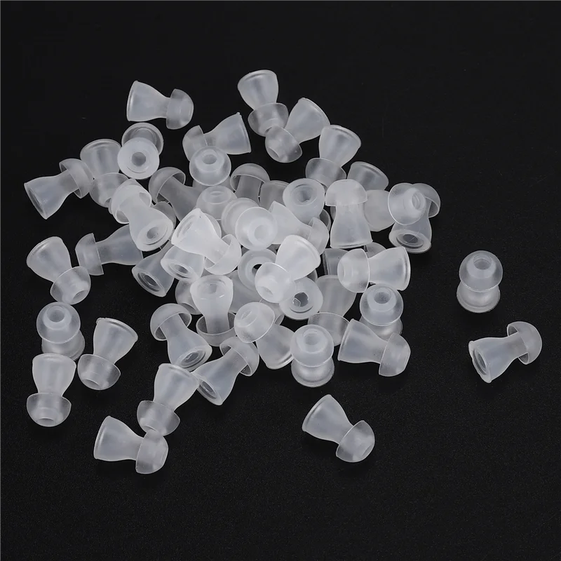 ABMF-補聴器イヤーチップ、補聴器耳栓用ユニバーサル交換チップ、快適なフィット感と改善されたサウンド