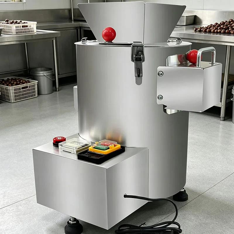 Household Chestnut Peeler 220V Chestnut Peeling Machine Commercial Chestnuts Sheller Chestnut Skin Remover