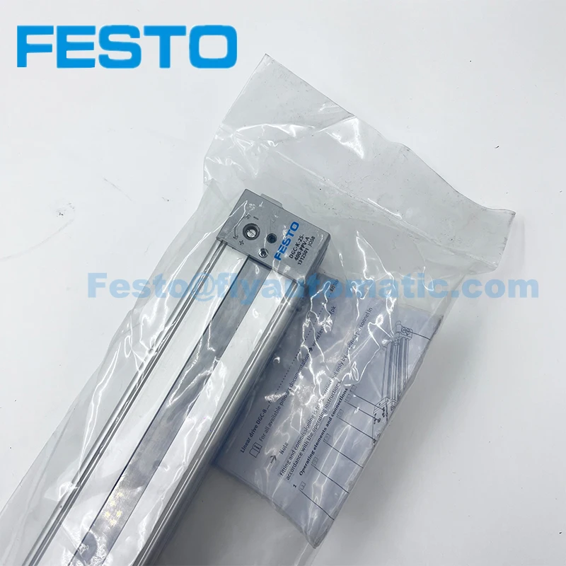 Imagem -03 - Festo Dgc-k25400-ppv-a Mecanicamente Rodless Linear Drives Cilindro