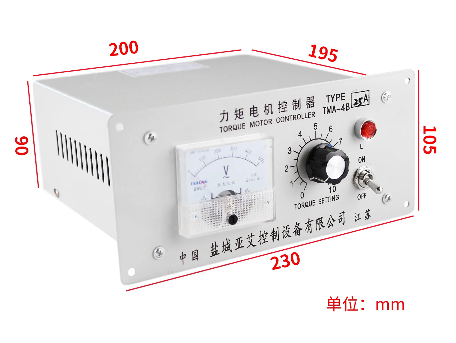 TMA-4B Torque Motor Controller, Governor, Torque Motor Controller 20 25 40