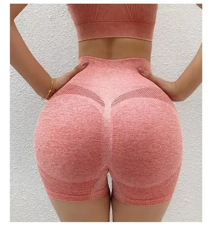 Women Tummy Control Peach Butt Seamless Leggings Elastic Quick Dry Moisture Wicking Gym Running Streetwear Activewear