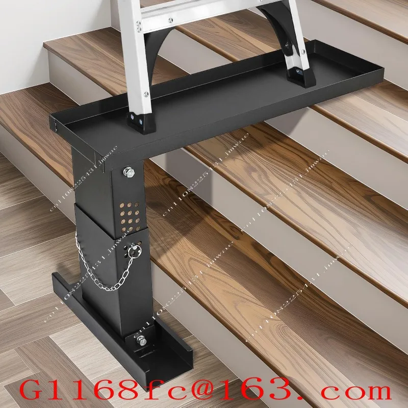 Ladder Leveling Foot Pad Support Base, Expandable Stabilizer, Suitable for Extending Ladders