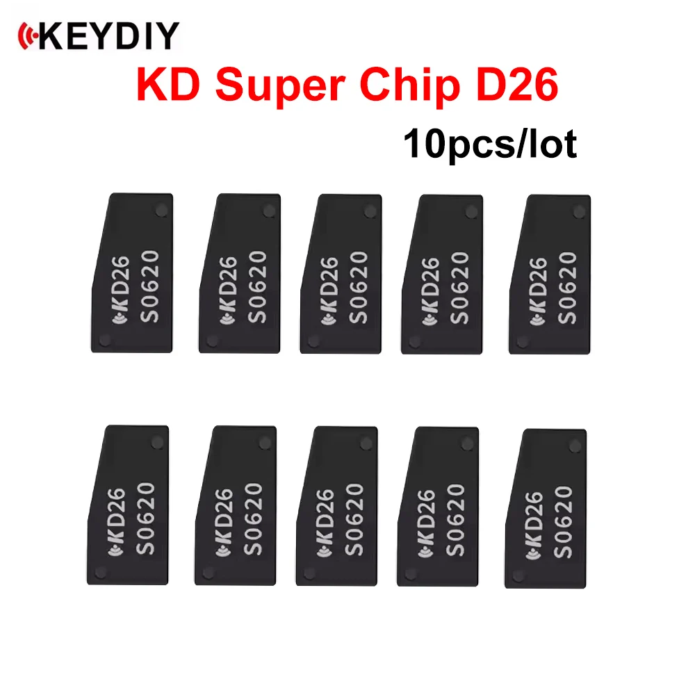 10pcs KEYDIY KD Super Chip D26 Support 7935(ID33) ID46 ID8E ID8A ID8C Support 96 Bit 48 Clone Support Work for KDX2 KD-MAX KD-X4