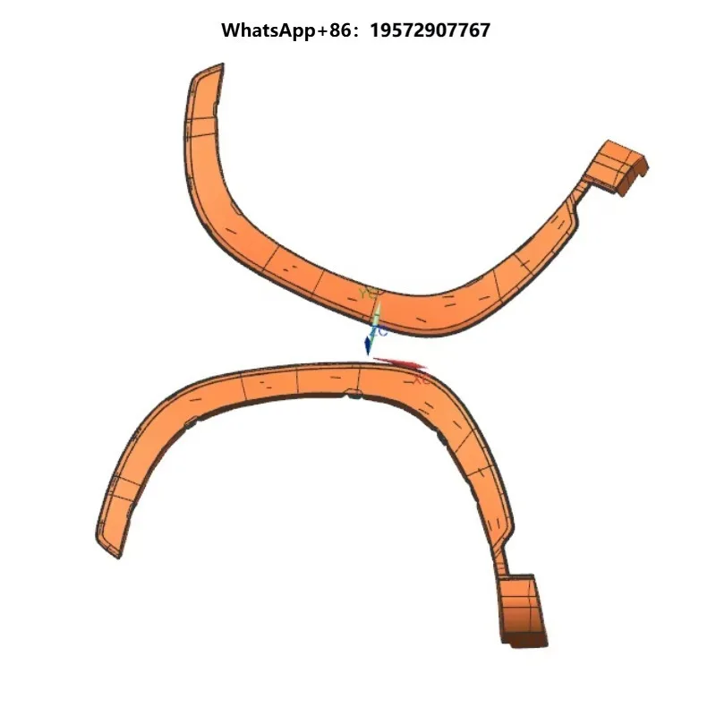 OEM Factory PP+EDMP Plastic Mould Wheel Eyebrow Manufacturer Multi-Cavity Vehicle Side Trim