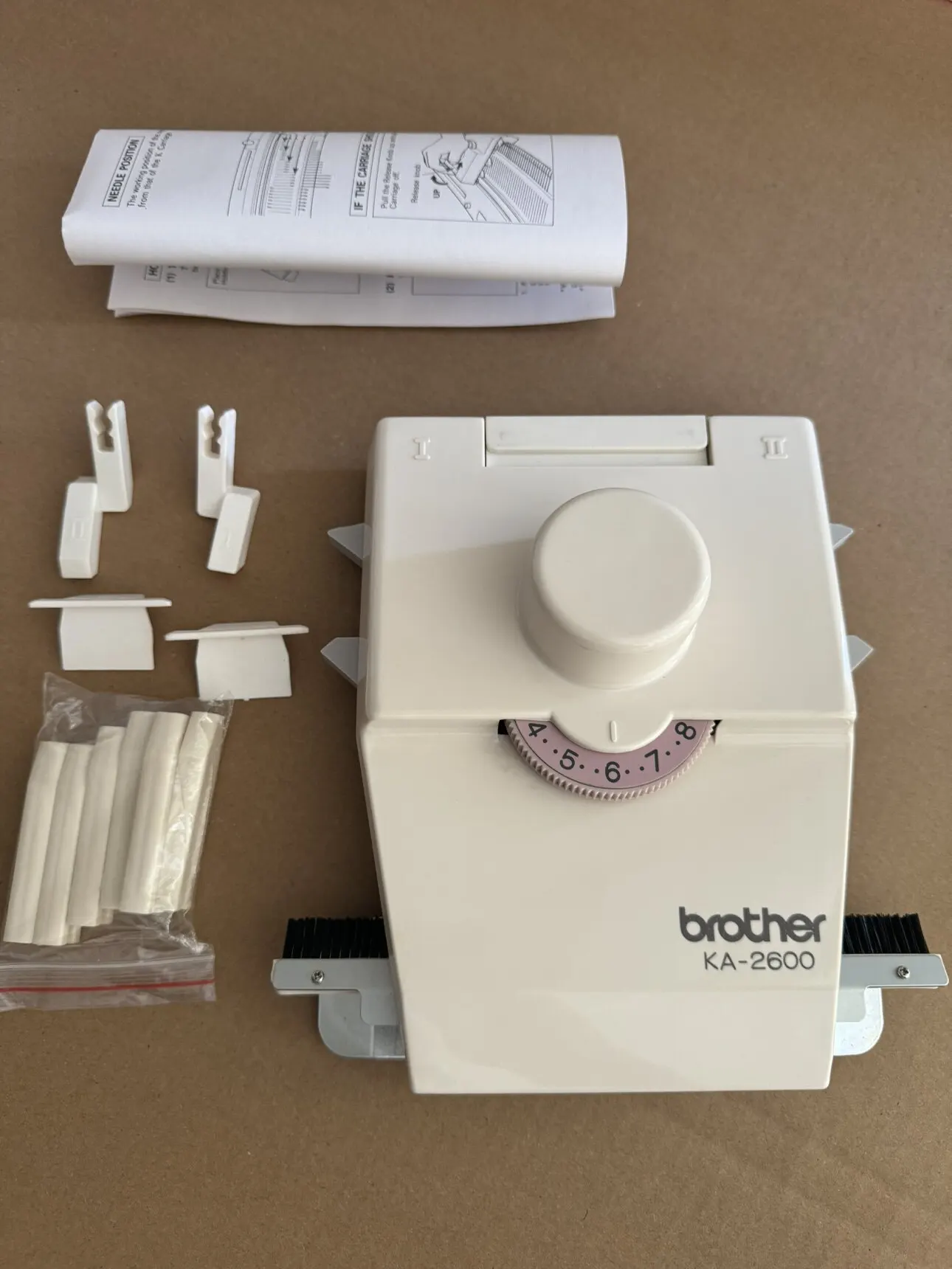 Brother Spare Parts Kh260 Weaving Machine With Flower Inlay Head Ka2600