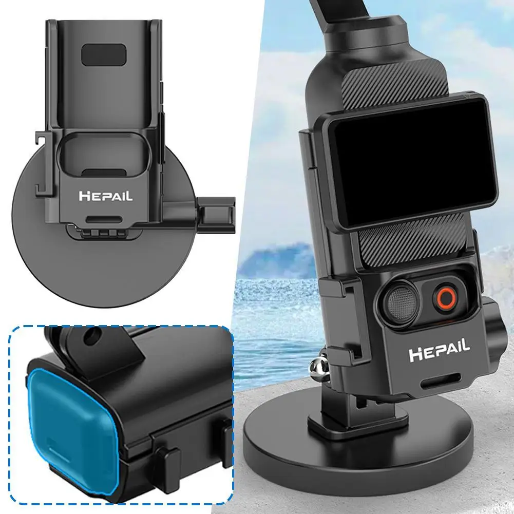 Suitable For DJI Osmo Pocket3 Universal Magnetic Bracket Base Multi-angle Adjustment Stable Shooting Artifact With Charging P6Z5