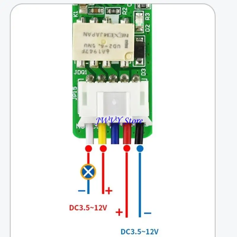 573A AK LED 08A 12V Mini Relays Remote Control Switches Module Learning Button Wireless Remote Control Switches